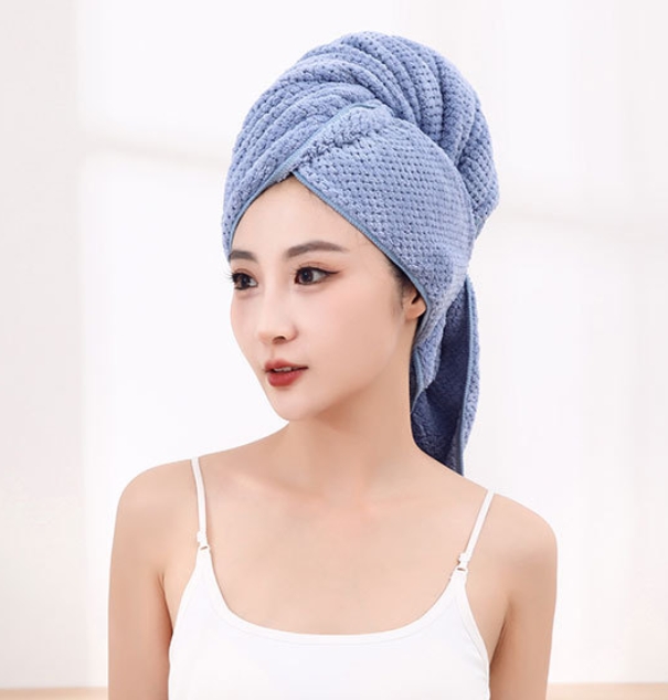 Serviette pour cheveux en microfibre pour femmes